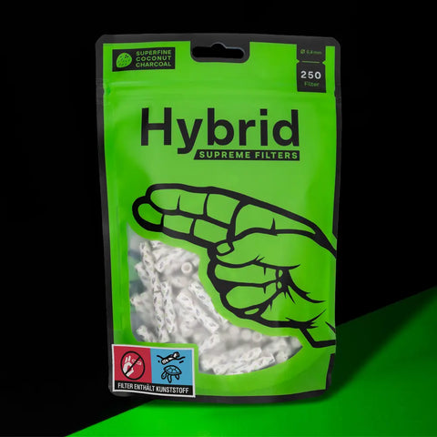 250er Bag Hybrid Supreme Aktivkohlefilter für Joints