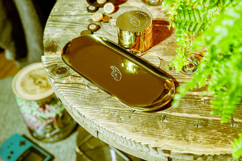 Stainless Steel Tray Gold