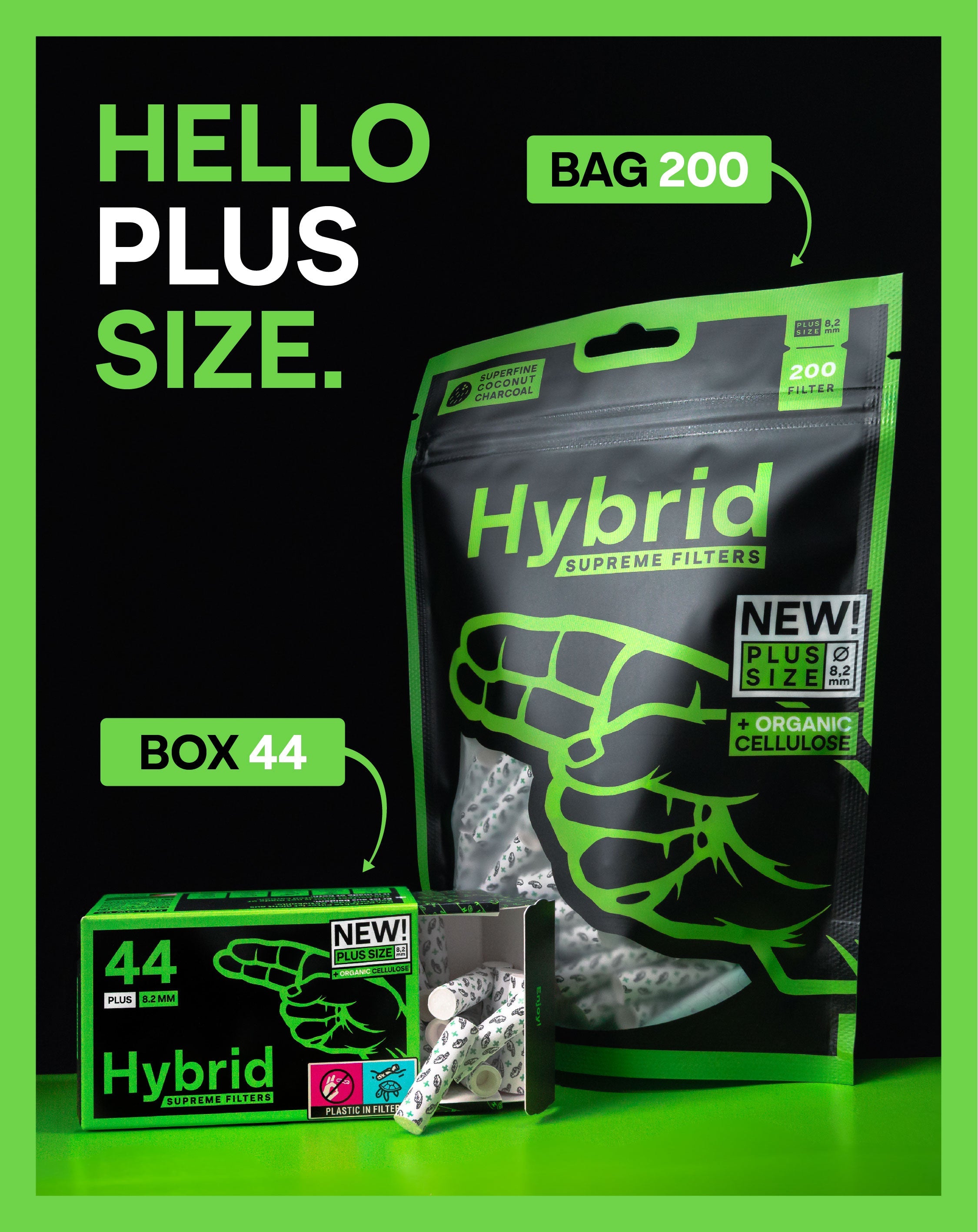 Plus Size - Activated Carbon Filter for Joint – Hybrid Filter