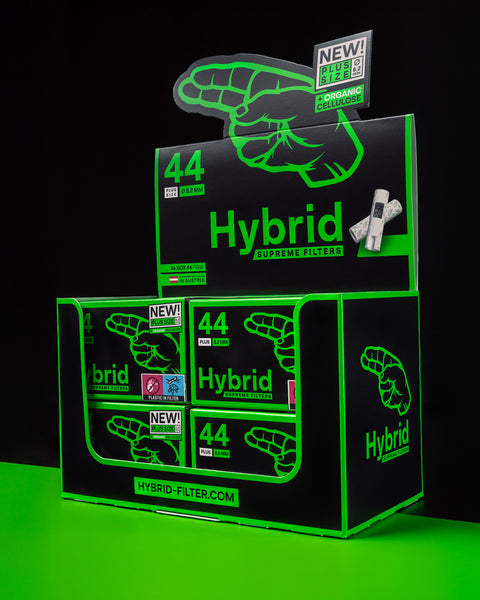 Aktivkohlefilter Box 44 Plus Size für Joints von Hybrid Filter Display