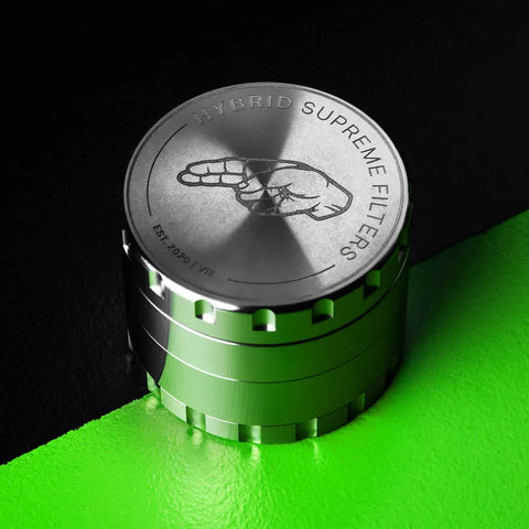 Hybrid Grinder Stainless Steel – Metallgrinder mit Branding
