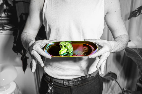 Stainless Steel Tray Rainbow