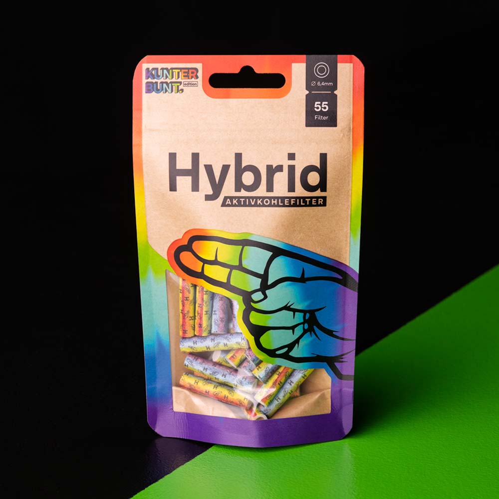 Hybrid Supreme Aktivkohlefilter  Rainbow - In 1-2 Tagen bei dir! – Johnnys  Headshop