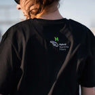Hybrid Supreme Filters T-Shirt Sticklogo Back on Model 